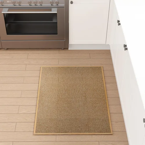 Vista 45 de SUMLANS Tapete de Cocina 1 PCS, Alfombras Acolchadas Antideslizantes para Piso de Cocina, Tapete Corredor Absorbente de Comodidad para Estar de Pie