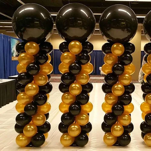 Vista 7 de Efavormart - Juego de 2 columnas de globos de 5 pies para decoración de bodas, cumpleaños y graduaciones, accesorios profesionales de exhibición