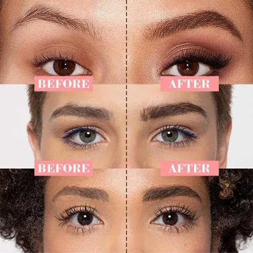 Vista 2 de 2 bolígrafos de contorno de cejas Microblading, lápiz mágico impermeable 3D para cejas, 4 puntas, lápiz de cejas mágico, de larga duración y a Marrón