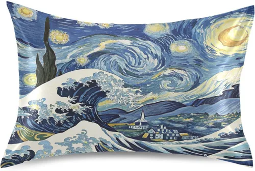 Vista 43 de Funda de almohada de satén de baloncesto para cabello y piel, fundas de almohada de satén con cierre de sobre, tamaño estándar (20 x 26 pulgadas)