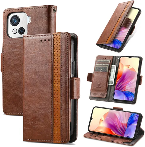 Vista 84 de Funda para Samsung Galaxy Z Fold3 5G, funda para Samsung Galaxy Z Fold 3 5G Funda de piel sintética con ranuras para tarjetas Flip Stand Funda Negro