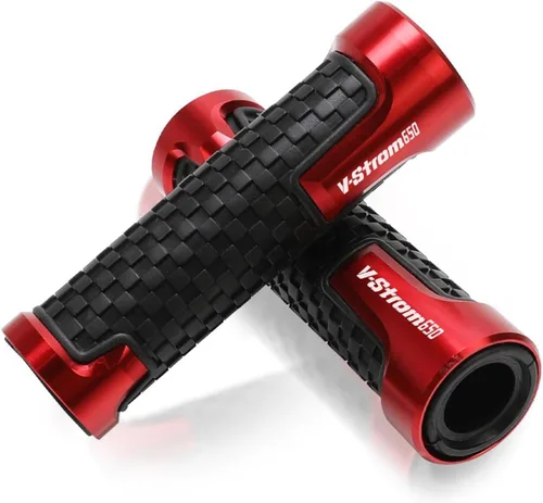 Vista 5 de Motorcycle for Suzuki VSTROM650 VSTROM 650 2011 2012 2013 2014 2015 2016 2017 Motorcycle 7/8'' 22mm Handlebar Hand Grips Handle Bar (Color : Black)