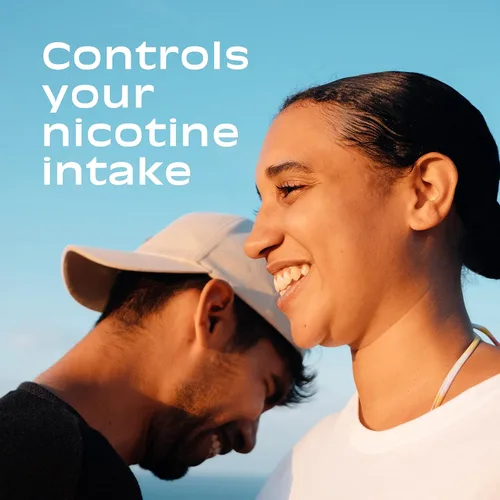 Vista 8 de Nicorette - Goma de mascar de nicotina con sistema de apoyo para dejar de fumar de 2 mg, transparente, 160 unidades.