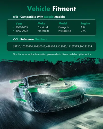 Vista 2 de SCITOO Compresor de CA apto para Mazda para Protege 2.0L 2001-2003, compresor de aire acondicionado apto para Mazda para Protege5 2.0L 2002-2003 CO