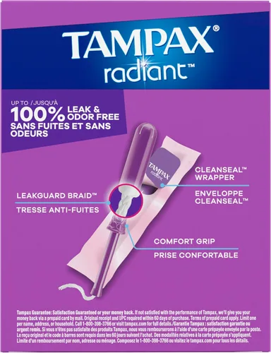 Vista 14 de Tampax Radiant Tampons Regular Super, 14