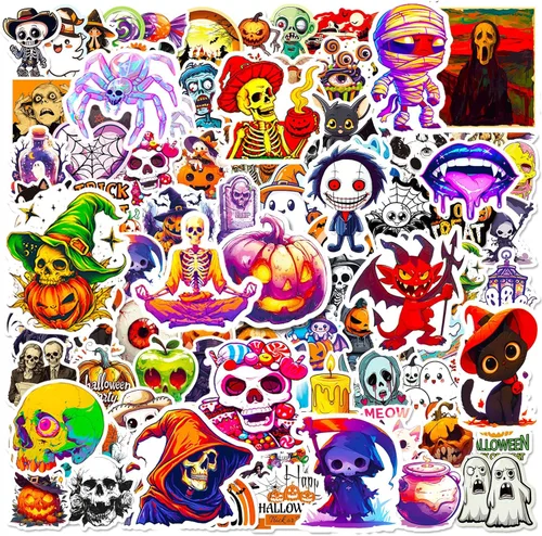 Vista 46 de DothRayan Calcomanías artísticas para niños, adolescentes y adultos, 100 unidades, lindas calcomanías estéticas de vinilo impermeables para botella