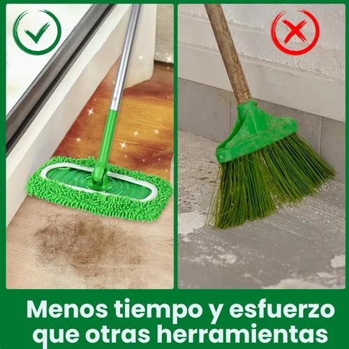 Vista 5 de 6 piezas de almohadillas de microfibra reutilizables para trapeador compatibles con trapeador de barrido, repuestos de almohadillas de limpieza