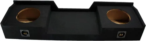 Vista 2 de American Sound Connection Compatible con Chevy Silverado o GMC Sierra Camión de Cabina Extendida 1999-2006 Doble 10 pulgadas Subwoofer Caja