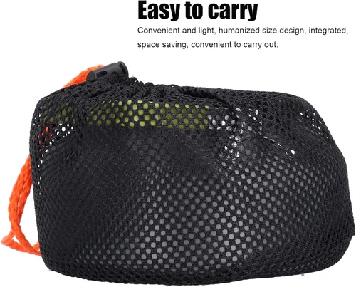 Vista 3 de Fydun 1.2L Outdoor Cam Kettle Aluminum Alloy Kettle with Bag for Mountain Climbing Fishing Picnic