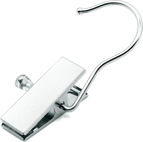 Vista 11 de Coideal Ganchos para colgar botas, 8 ganchos para botas, clips de ropa de acero inoxidable para secar calcetines (negro)