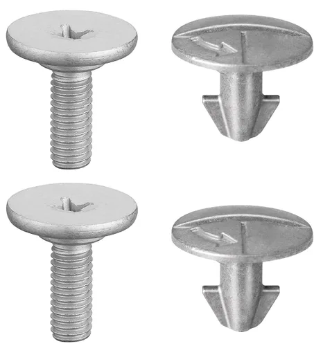 Belleone Tornillos de perno de cubierta inferior del motor Compatibles con Honda Civic CRV Accord, pernos de acceso al radiador para Civic