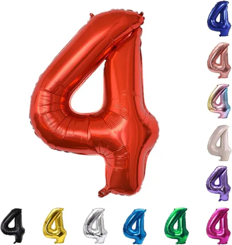 Vista 121 de YPSelected Globo de aluminio grande de 32 pulgadas con número de helio, cumpleaños, boda, fiesta, 0-9 (azul bebé, 0)