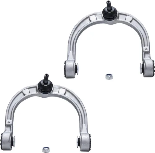 Vista 30 de Detroit Axle - 2 brazos de control superiores delanteros para BMW X5 2007-2018 2008-2019 X6 brazos de control superior con ensamblaje de rótulas