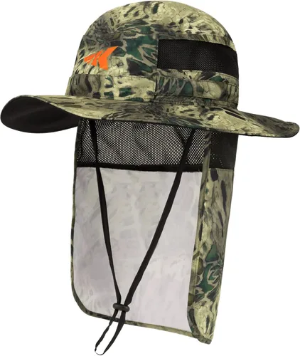 Vista 13 de KastKing Sombrero Boonie UPF 50, Sombrero de Pesca con Solapa de Cuello Extraíble, Sombreros de Sol para Hombres