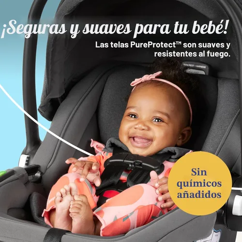 Vista 4 de Graco Gomax Next Gen - Sistema de viaje para asiento de automóvil, asiento de coche para bebé, asiento de automóvil para niños, cochecito compacto