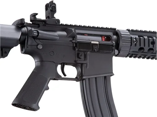 Vista 7 de Lancer Tactical Gen 2 M4 SD AEG Airsoft de Nylon Polímero con Batería y Cargador (Alto fps/Bajo fps)