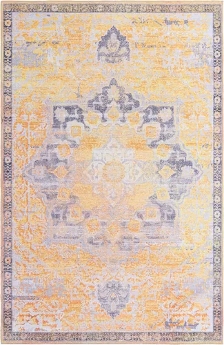 Vista 212 de Rugs.com Francesca Collection - Alfombra lavable de tejido plano, 2 x 3 pies, color blanco sal marina, perfecta para entradas, cocinas, rincones