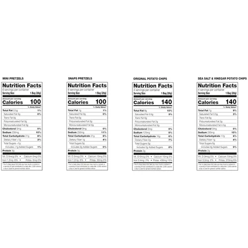Vista 2 de Snyder's of Hanover and Cape Cod Classic Mix - Paquete variado, 20 bolsas de aperitivos