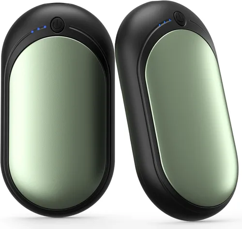 Vista 9 de Hand Warmers Rechargeable, KNIFOD 2 Pack 6000mAh Portable Electric Handwarmers, Reusable USB Pocket Heater Great for Raynauds, Hunting, Golf