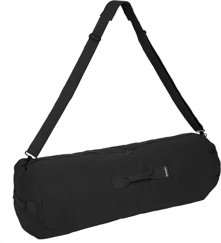 Vista 23 de STANSPORT - Bolsa de lona de lujo con cremallera para gimnasio, viajes y almacenamiento