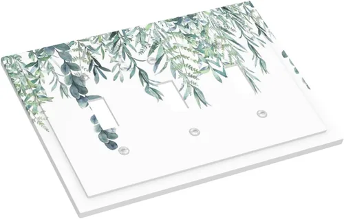 Vista 498 de Cubiertas de salida de impresión de líneas doradas de granito de mármol marrón, 1 palanca y 1 combinación basculante, placa decorativa de pared