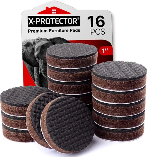 Vista 17 de X-Protector Protectores de suelo de silicona para patas de silla con almohadillas antideslizantes para muebles, 32 piezas de 1.3 a 2 pulgadas