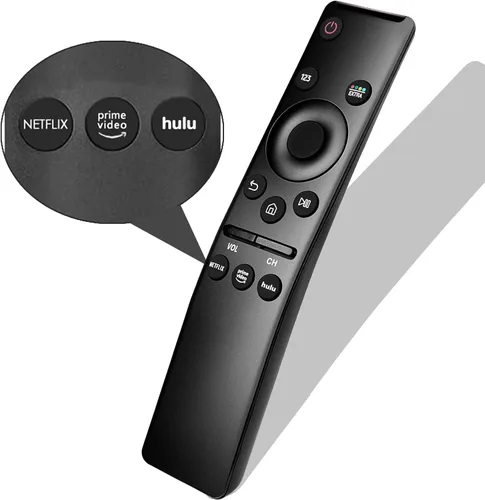 Control remoto universal Samsung Smart TV compatible con todos los televisores Samsung Smart-TV LCD LED UHD QLED 4K HDR, con Netflix, botones Prime