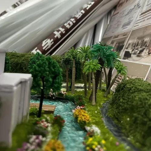 Vista 5 de 36pcs Palm Trees, Ho Scale Bushes, Plastic Trees for Projects 1.5-6 inch(3-16 cm), Miniature Trees