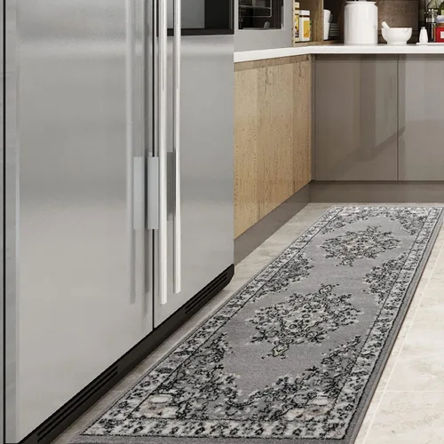 Vista 12 de Antep Rugs Alfombra oriental de 2 x 3 con medallón tradicional para interiores (beige crema, 2 pies x 3 pies)