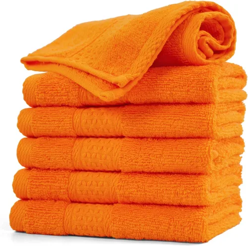 Vista 9 de Cleanbear - Juego de paños de lavado extra suaves (6 unidades, 13.0 x 13.0 pulgadas), muy absorbentes