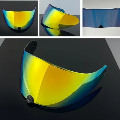 Vista 3 de Visera de casco de repuesto para Scorpion EXO-R420 impermeable, protección UV, antiarañazos, escudo resistente al desgaste, accesorios universales