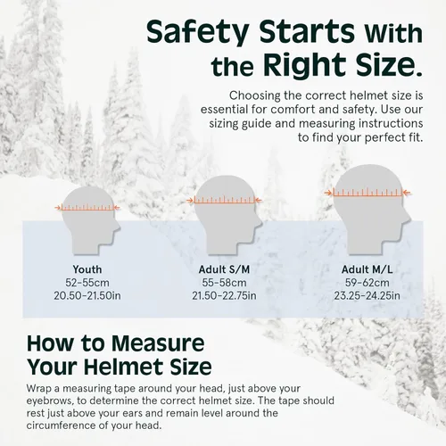 Vista 6 de Retrospec Comstock - Casco de esquí y snowboard para adultos y jóvenes - Casco de nieve ajustable con carcasa protectora y ventilaciones