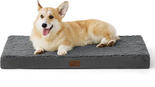 Vista 37 de Bedsure - Camas XL para perros de tamaño grande - Cómodas camas planas extra grandes para mascotas con funda extraíble y lavable, colchón ortopédico