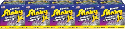 Juguete Slinki original metálico Slinky Jr. Juego de 5