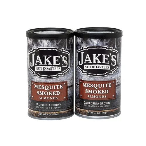 Vista 15 de Jake's Nut Roasters - Almendras con Queso Bleu y Pimienta Agrietada (Paquete de 2) Almendras Enteras Secas Asadas Sazonadas con Sabor - Snack Alto