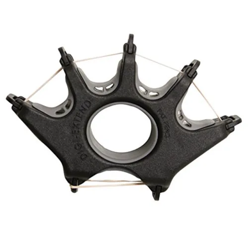 Vista 4 de CanDo 10-0775 Paquete de ejercitador de mano Digi-Extender, negro, 15 piezas