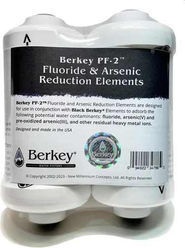 Vista 2 de Berkey Elementos auténticos de reducción de fluoruro y arsénico Berkey PF-2 (conjunto de 2 elementos)