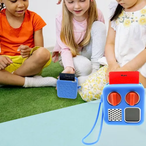 Vista 6 de Funda de silicona para el reproductor Yoto Mini, funda protectora de silicona compatible con el altavoz Bluetooth Mini