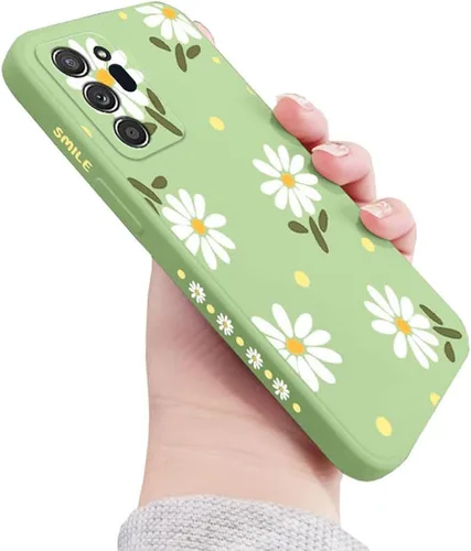 Vista 11 de Funda para Galaxy Note 20 Ultra, lindo patrón de margaritas, protección completa de la lente de la cámara, a prueba de golpes, TPU parachoques