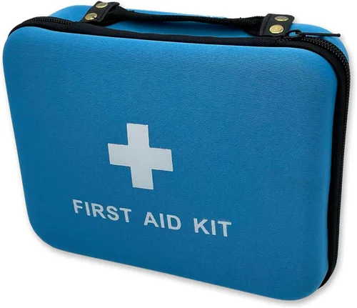 Vista 2 de Rapid Care First Aid Kit de primeros auxilios multiusos de 160 piezas para el hogar, la oficina y el automóvil - Kit compacto de preparación