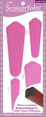 Vista 21 de SCISSORFOBZ Fundas protectoras para tijeras de diseño, para pequeñas tijeras de bordado, color verde mar, #SS-7