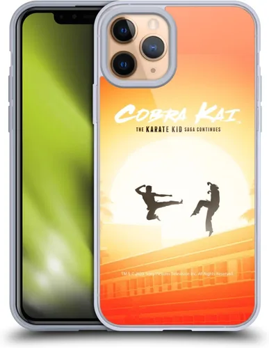 Vista 208 de Head Case Designs Funda de gel suave con licencia oficial de Cobra Kai Gold Medal Graphics compatible con Apple iPhone 7 Plus/iPhone 8 Plus