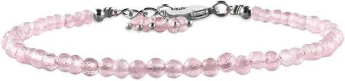 Vista 37 de Natural Gemstone Micro Round Beads Dainty Choker Bangle Bracelet, Handmade Jewelry for Women, Healing Chakra Crystals Silver Plated Chain 8 inch