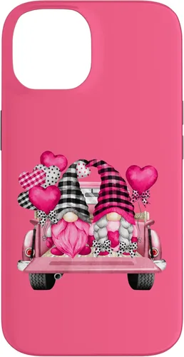 Vista 4 de Pink Gnome Truck for Women and Girls Valentines Day Case for iPhone 17