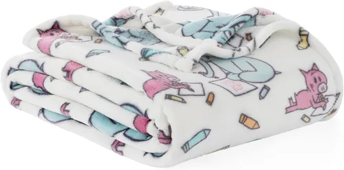 Vista 14 de Berkshire Peanuts® VelvetLoft® - Manta extragrande para niños con el adorable personaje de Snoopy de peluche, clase de arte de Snoopy de Peanuts