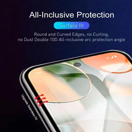 Vista 4 de Paquete de 2 protectores de pantalla para Google Pixel 10 / Google Pixel 10 Pro, alta sensibilidad irrompible flexible TPU protector de pantalla
