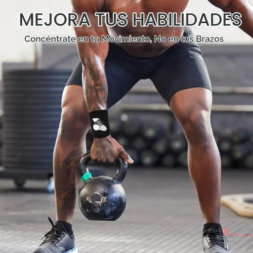 Vista 6 de Kettlebell Wrist Guards, Sweat Weighted Wristbands with Insert Support, Shock-Absorbing Sleeve Protector for Athletes Fitness Strength Training