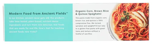 Vista 3 de Ancient Harvest Espagueti orgánico de quinua sin trigo, 8 onzas