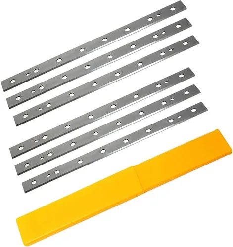 Vista 2 de JTEX Cuchillas cepilladoras de 13 pulgadas para cepilladora DeWalt DW735 DW735X (DW7352-2), doble cara, 2 juegos de 6