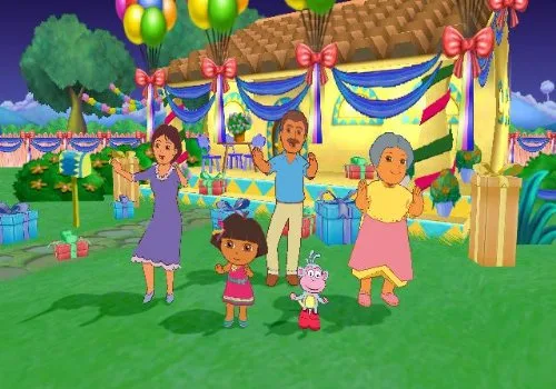 Vista 2 de Dora the Explorer Dora's Big Birthday Adventure - Nintendo Wii